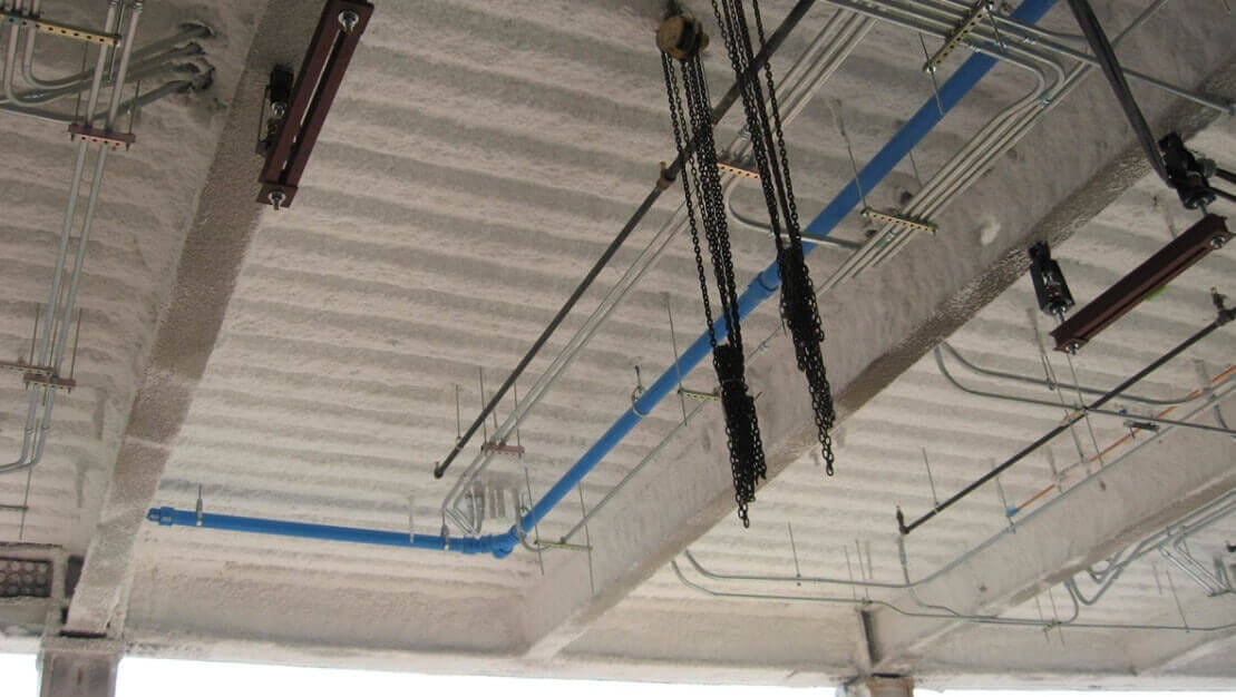 offering Exterior grade fireproofing products for structural steel